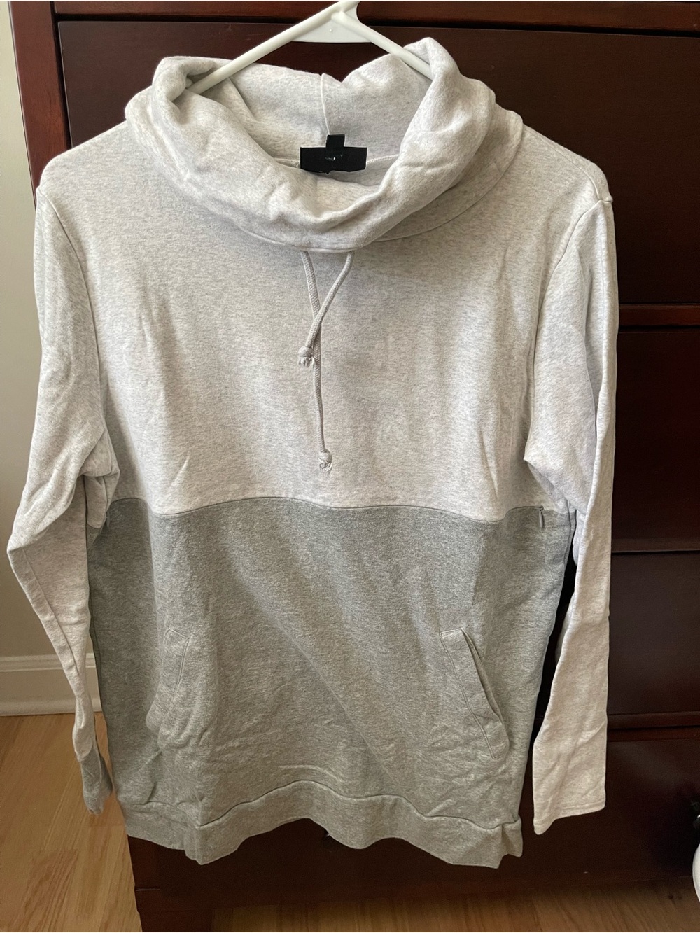 Nursing Queen Light Gray Cozy Nursing Hoodie